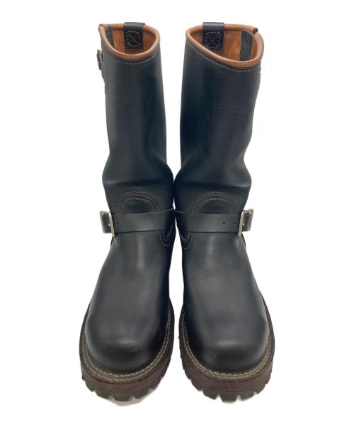 WESCO（ウェスコ）WESCO (ウェスコ) BOSS シングルベルトエンジニアブーツ ブラック サイズ:8Eの古着・服飾アイテム