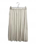 BALLSEYボールジィ）の古着「スウェードスカート」｜ベージュ