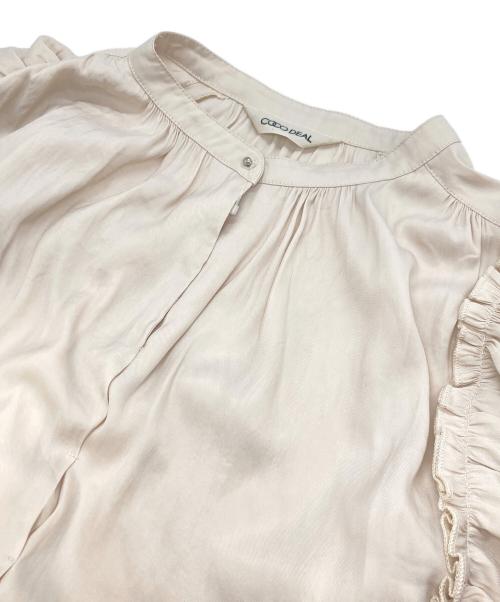 COCODEAL（ココディール）COCODEAL (ココディール) プリーツティアードフリルワンピース ベージュ サイズ:Mの古着・服飾アイテム