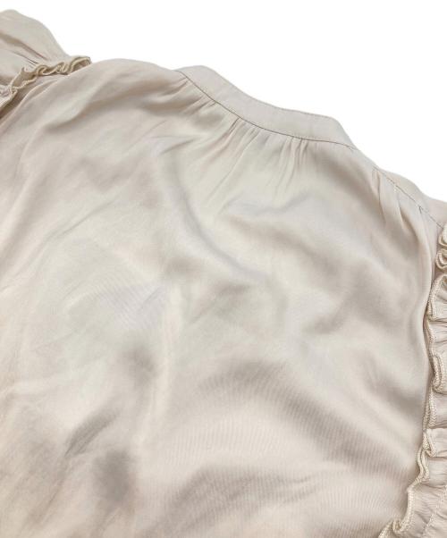 COCODEAL（ココディール）COCODEAL (ココディール) プリーツティアードフリルワンピース ベージュ サイズ:Mの古着・服飾アイテム