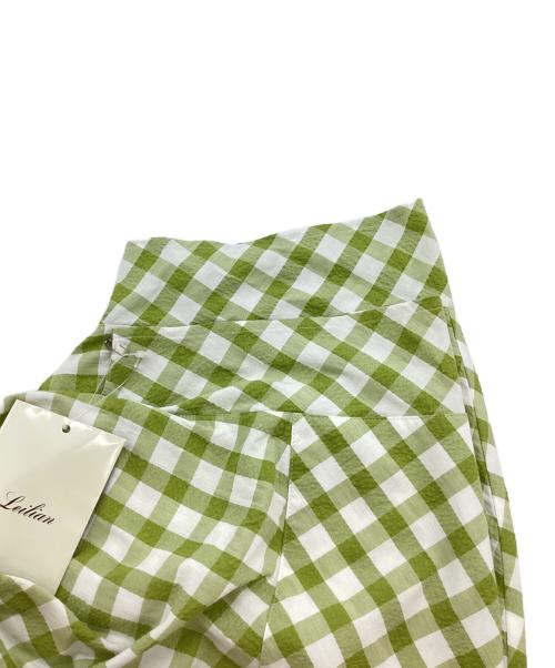 Leilian（レリアン）Leilian (レリアン) ギンガムチェックシャツ グリーン サイズ:9 未使用品の古着・服飾アイテム