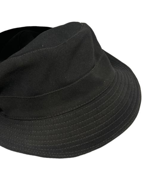 HERMES（エルメス）HERMES (エルメス) モッチバケットハット ブラック サイズ:56の古着・服飾アイテム
