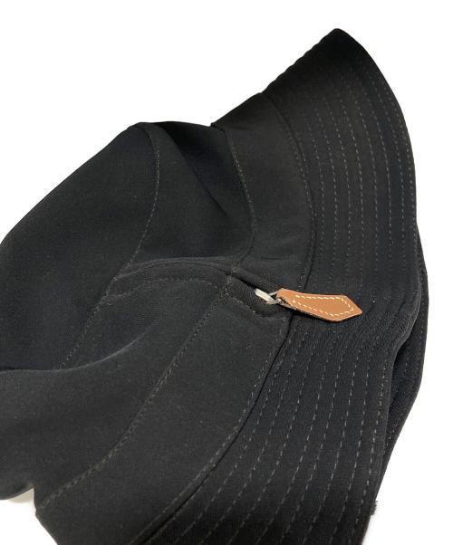 HERMES（エルメス）HERMES (エルメス) モッチバケットハット ブラック サイズ:56の古着・服飾アイテム