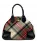 Vivienne Westwood（ヴィヴィアンウエストウッド）の古着「チェックミニハンドバッグ」｜ベージュ×ブラック