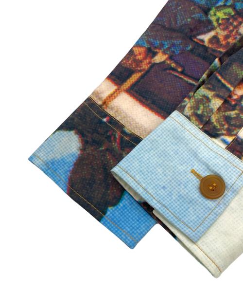 Vivienne Westwood（ヴィヴィアンウエストウッド）Vivienne Westwood (ヴィヴィアンウエストウッド) マルチプリントオーブシャツ マルチカラー サイズ:44の古着・服飾アイテム