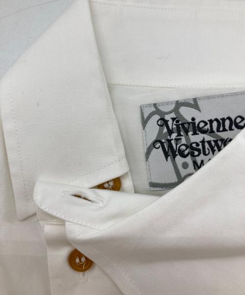 Vivienne Westwood（ヴィヴィアンウエストウッド）Vivienne Westwood (ヴィヴィアンウエストウッド) Vivienne Westwood ベーシック オジークラーク クラシックシャツ ホワイト サイズ:46の古着・服飾アイテム