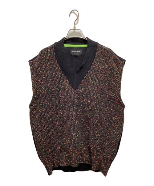 UNITED TOKYO（ユナイテッドトーキョー）UNITED TOKYO (ユナイテッドトーキョー) ネオンネップニットベスト ブラック サイズ:Fの古着・服飾アイテム