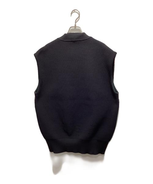 UNITED TOKYO（ユナイテッドトーキョー）UNITED TOKYO (ユナイテッドトーキョー) ネオンネップニットベスト ブラック サイズ:Fの古着・服飾アイテム