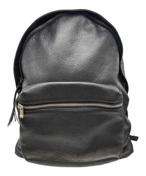 BEAUTY&YOUTH（ビューティーアンドユース）BEAUTY&YOUTH (ビューティーアンドユース) レザー デイパック ブラックの古着・服飾アイテム