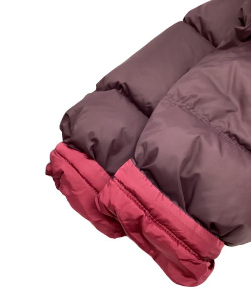 Timberland（ティンバーランド）Timberland (ティンバーランド) 刺繍ロゴリバーシブルダウンジャケット レッド サイズ:XLの古着・服飾アイテム