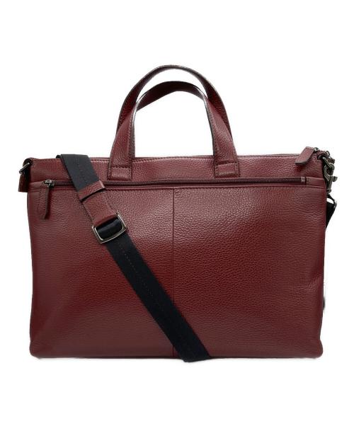 FUJITAKA（フジタカ）FUJITAKA (フジタカ) IKETEI レザービジネスバッグ レッドの古着・服飾アイテム