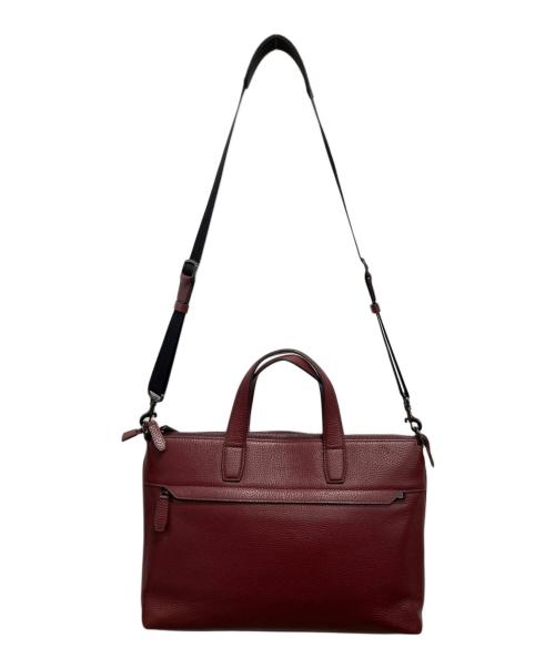 FUJITAKA（フジタカ）FUJITAKA (フジタカ) IKETEI レザービジネスバッグ レッドの古着・服飾アイテム