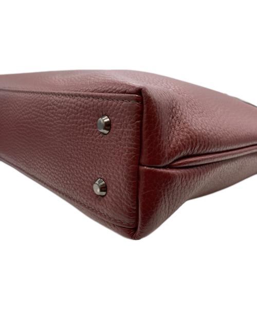 FUJITAKA（フジタカ）FUJITAKA (フジタカ) IKETEI レザービジネスバッグ レッドの古着・服飾アイテム