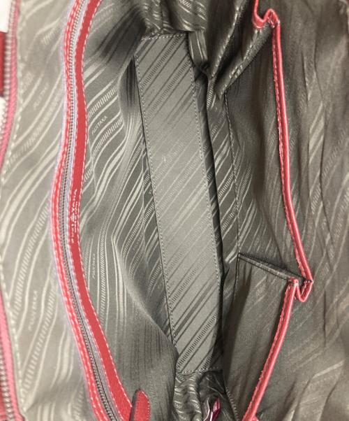 FUJITAKA（フジタカ）FUJITAKA (フジタカ) IKETEI レザービジネスバッグ レッドの古着・服飾アイテム