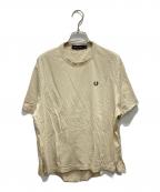 FRED PERRYフレッドペリー）の古着「Sheer Panel T-Shirt」｜ベージュ