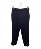 SOEJUソージュ）の古着「センタープレスパンツ」｜ネイビー