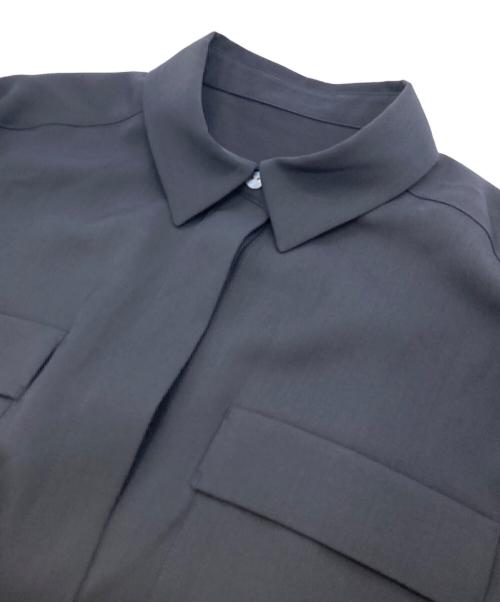 SOEJU（ソージュ）SOEJU (ソージュ) ロングシャツワンピース ネイビー サイズ:Mの古着・服飾アイテム