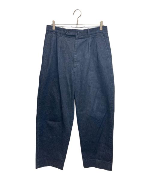 STEVEN ALAN（スティーブンアラン）STEVEN ALAN (スティーブンアラン) 13.5oz IN 2PLEATED DRESS TROUSERS/パンツ インディゴ サイズ:Mの古着・服飾アイテム