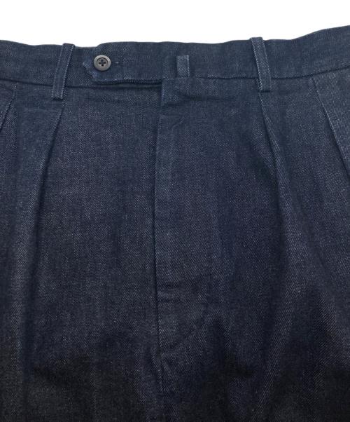 STEVEN ALAN（スティーブンアラン）STEVEN ALAN (スティーブンアラン) 13.5oz IN 2PLEATED DRESS TROUSERS/パンツ インディゴ サイズ:Mの古着・服飾アイテム
