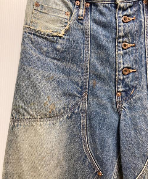 SUGARHILL（シュガーヒル）SUGARHILL (シュガーヒル) UNUSED (アンユーズド) FADED DOUBLE KNEE DENIM PANTS PRODUCTED BY UNUSED インディゴ サイズ:30の古着・服飾アイテム