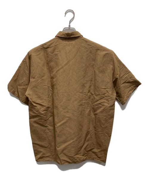 confect（コンフェクト）CONFECT (コンフェクト) リネンコットンSSシャツ ベージュ サイズ:Lの古着・服飾アイテム