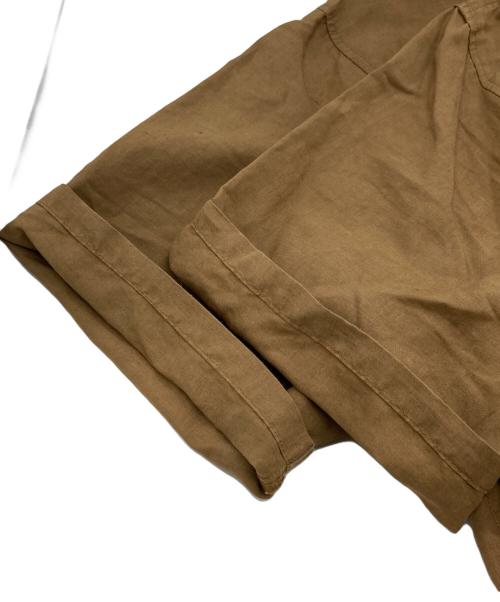 confect（コンフェクト）CONFECT (コンフェクト) リネンコットンSSシャツ ベージュ サイズ:Lの古着・服飾アイテム