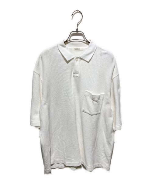 confect（コンフェクト）CONFECT (コンフェクト) モスステッチショートスリーブビッグポロ ホワイト サイズ:Ｌの古着・服飾アイテム
