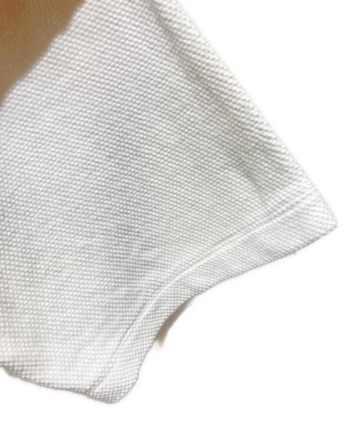 confect（コンフェクト）CONFECT (コンフェクト) モスステッチショートスリーブビッグポロ ホワイト サイズ:Ｌの古着・服飾アイテム