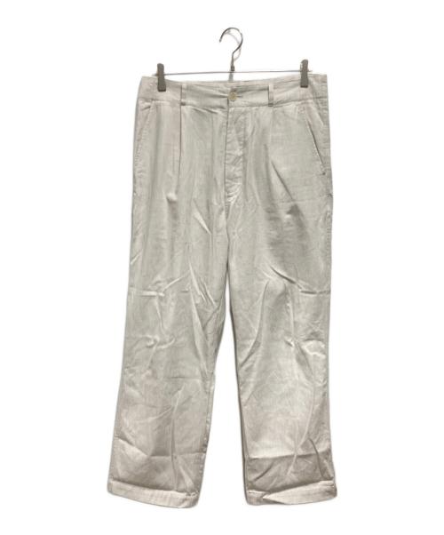 confect（コンフェクト）CONFECT (コンフェクト) コットンパナマ ワークトラウザーズ アイボリー サイズ:Xlの古着・服飾アイテム