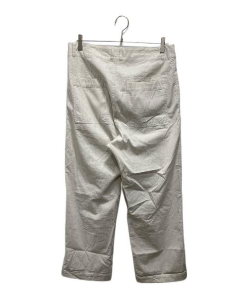 confect（コンフェクト）CONFECT (コンフェクト) コットンパナマ ワークトラウザーズ アイボリー サイズ:Xlの古着・服飾アイテム