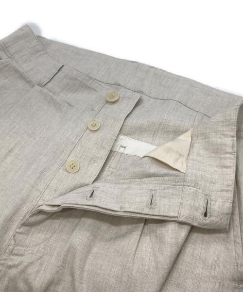 confect（コンフェクト）CONFECT (コンフェクト) コットンパナマ ワークトラウザーズ アイボリー サイズ:Xlの古着・服飾アイテム