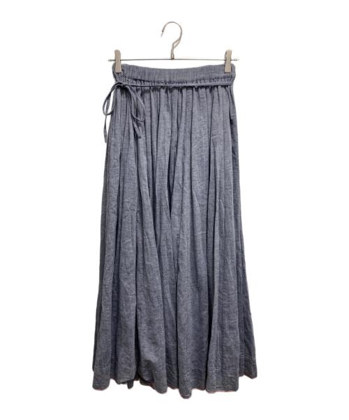 bunai（ブナイ）bunai (ブナイ) TONE (トーン) カディコットンロングスカート インディゴ サイズ:無しの古着・服飾アイテム