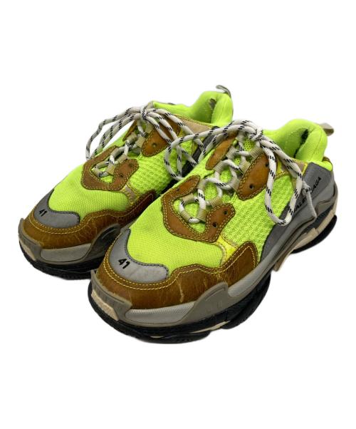 BALENCIAGA（バレンシアガ）BALENCIAGA (バレンシアガ) triple S ライムグリーン サイズ:27の古着・服飾アイテム