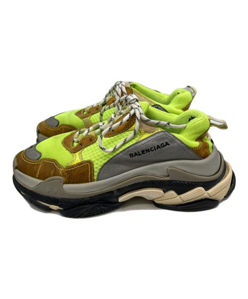BALENCIAGA（バレンシアガ）BALENCIAGA (バレンシアガ) triple S ライムグリーン サイズ:27の古着・服飾アイテム
