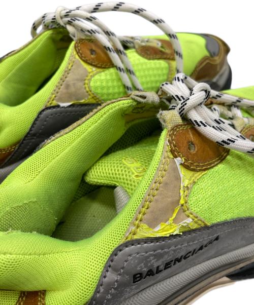BALENCIAGA（バレンシアガ）BALENCIAGA (バレンシアガ) triple S ライムグリーン サイズ:27の古着・服飾アイテム