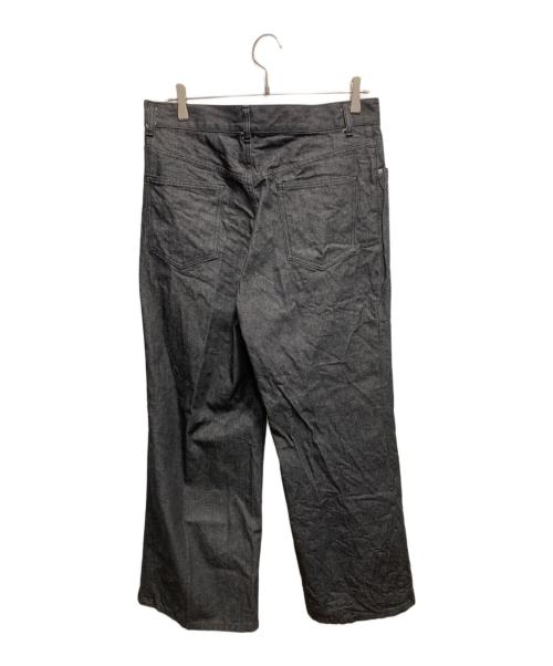 JOHN LAWRENCE SULLIVAN（ジョン ローレンス サリバン）JOHN LAWRENCE SULLIVAN (ジョン ローレンス サリバン) RIGID DENIM WIDE PANTS ブラック サイズ:48の古着・服飾アイテム