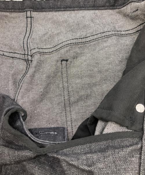 JOHN LAWRENCE SULLIVAN（ジョン ローレンス サリバン）JOHN LAWRENCE SULLIVAN (ジョン ローレンス サリバン) RIGID DENIM WIDE PANTS ブラック サイズ:48の古着・服飾アイテム