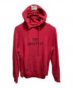 JOHN LAWRENCE SULLIVAN×EVERLASTジョン ローレンス サリバン×エバーラスト）の古着「コラボプリントプルオーバーパーカー」｜レッド