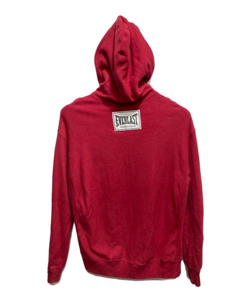 JOHN LAWRENCE SULLIVAN（ジョン ローレンス サリバン）JOHN LAWRENCE SULLIVAN (ジョン ローレンス サリバン) EVERLAST (エバーラスト) コラボプリントプルオーバーパーカー レッド サイズ:Mの古着・服飾アイテム