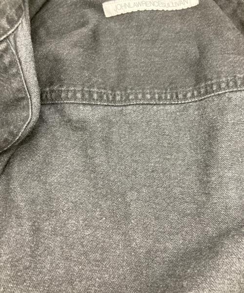 JOHN LAWRENCE SULLIVAN（ジョン ローレンス サリバン）JOHN LAWRENCE SULLIVAN (ジョン ローレンス サリバン) WASHED DENIM OVERSIZED SHIRT ブラック サイズ:48の古着・服飾アイテム