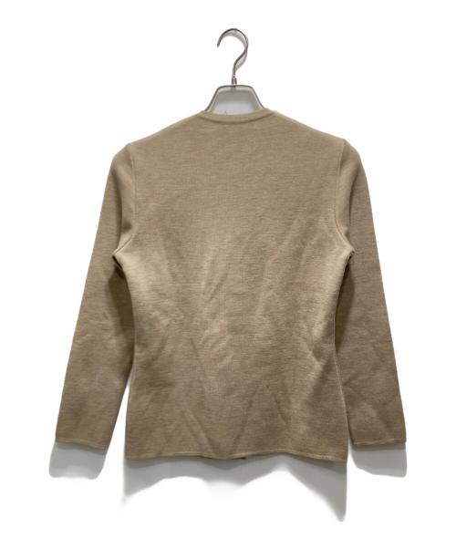 Salvatore Ferragamo（サルヴァトーレ フェラガモ）Salvatore Ferragamo (サルヴァトーレ フェラガモ) ニットカーディガン ベージュ サイズ:XSの古着・服飾アイテム