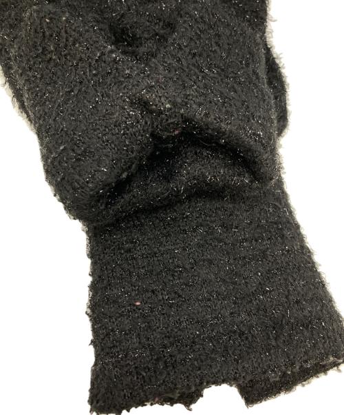 HARE（ハレ）HARE (ハレ) ラメシャギーシャツ ブラック サイズ:Fの古着・服飾アイテム