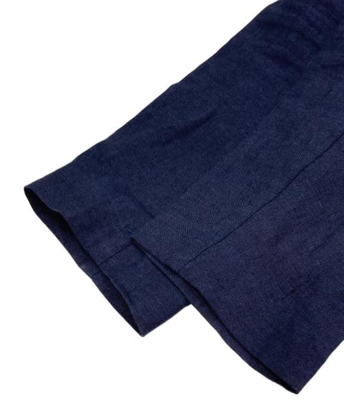 Kamakura Shirts（カマクラシャツ）Kamakura Shirts (カマクラシャツ) リネンテーラードジャケット ネイビー サイズ:Mの古着・服飾アイテム