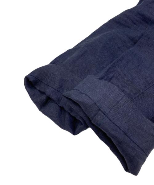 Kamakura Shirts（カマクラシャツ）Kamakura Shirts (カマクラシャツ) リネンテーラードジャケット ネイビー サイズ:Mの古着・服飾アイテム