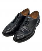 SANDERSサンダース）の古着「1128B MILITARY DERBY SHOE」｜ブラック