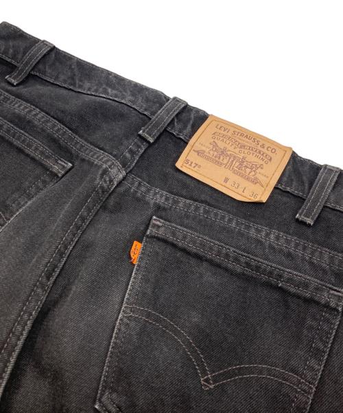 LEVI'S（リーバイス）LEVI'S (リーバイス) USA製517 ブラックデニム ブラック サイズ:W33の古着・服飾アイテム
