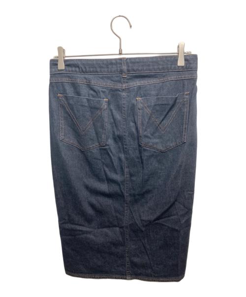 MaxMara（マックスマーラ）MaxMara (マックスマーラ) デニムタイトスカート インディゴ サイズ:Lの古着・服飾アイテム