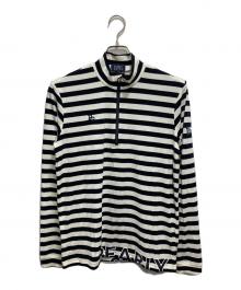 PEARLY GATES（パーリーゲイツ）の古着「ゴルフウェア(トップス)」｜ホワイト×ブラック