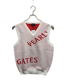 PEARLY GATES（パーリーゲイツ）の古着「ゴルフベスト」｜ホワイト