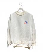 stussyステューシー）の古着「シャドー・ジャズマンスウェット」｜ホワイト